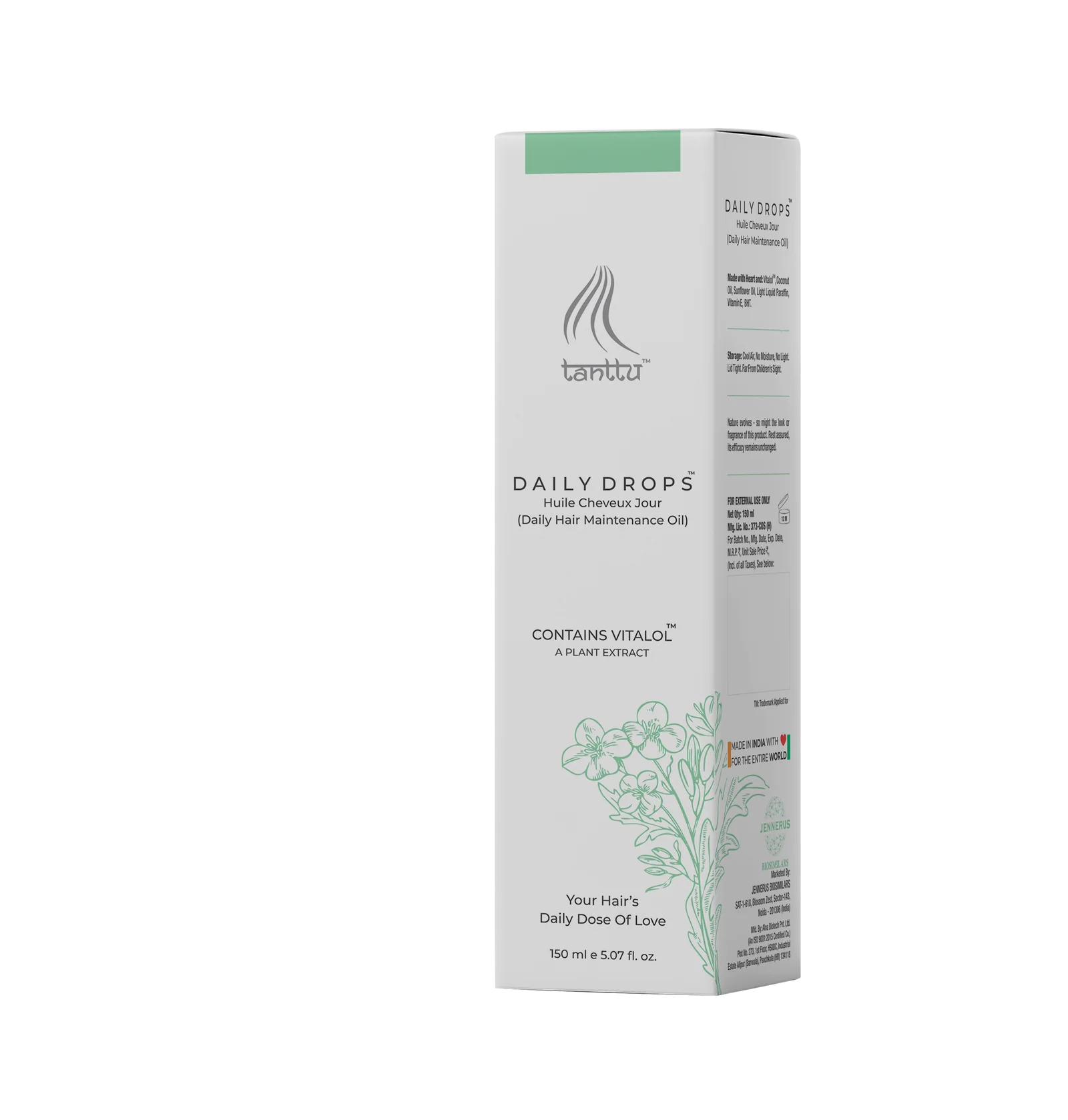 Tanttu Daily Drops Daily Maintenance Oil (Huile Cheveux Jour) - Image 3